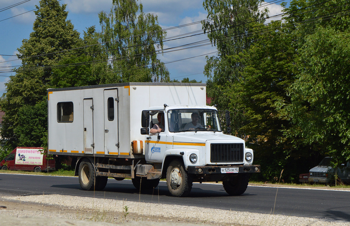 Калужская область, № Н 125 ОВ 40 — ГАЗ-3309