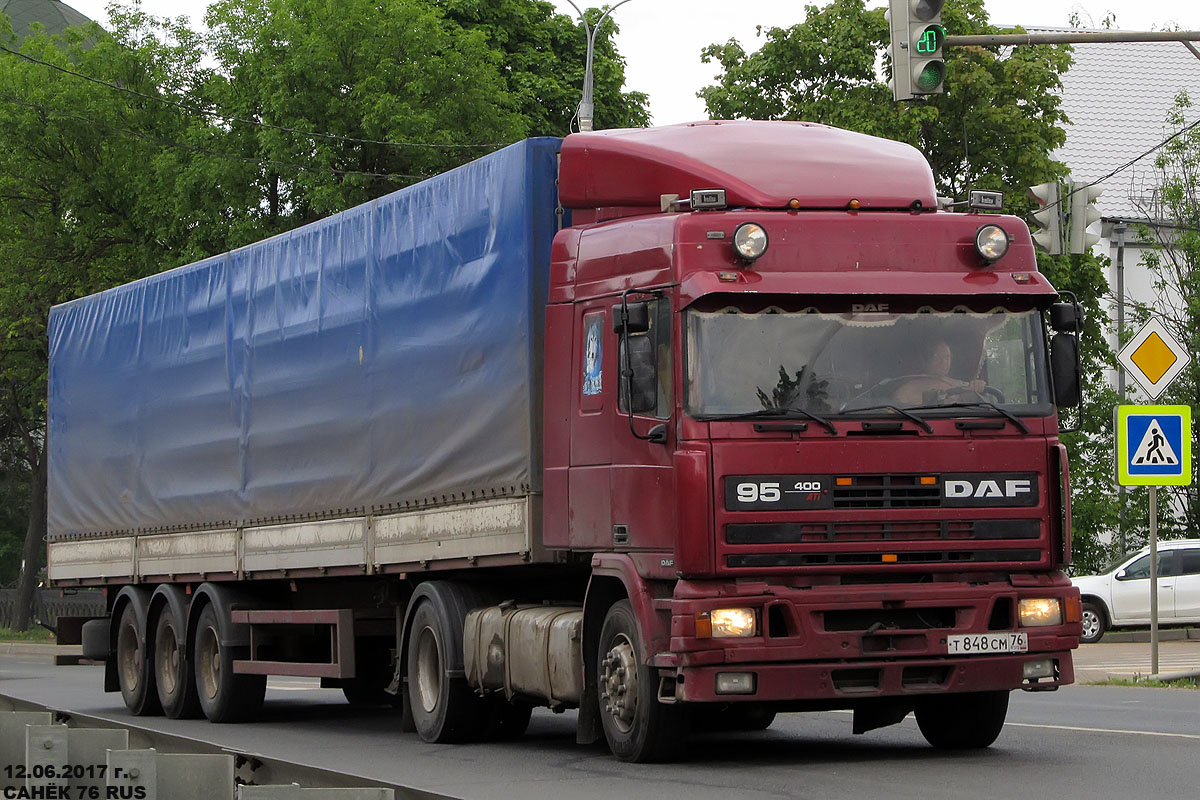 Ярославская область, № Т 848 СМ 76 — DAF 95 FT