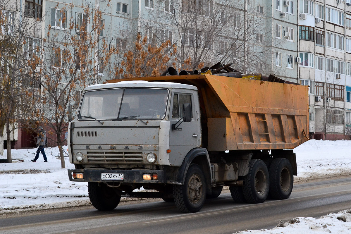 Волгоградская область, № С 002 КУ 34 — КамАЗ-55111 [551110]