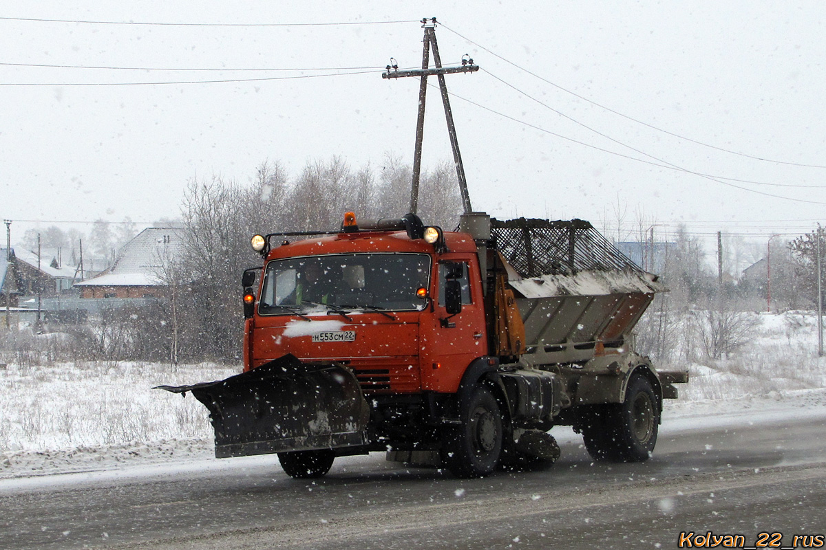 Алтайский край, № Н 553 СМ 22 — КамАЗ-43253-A3