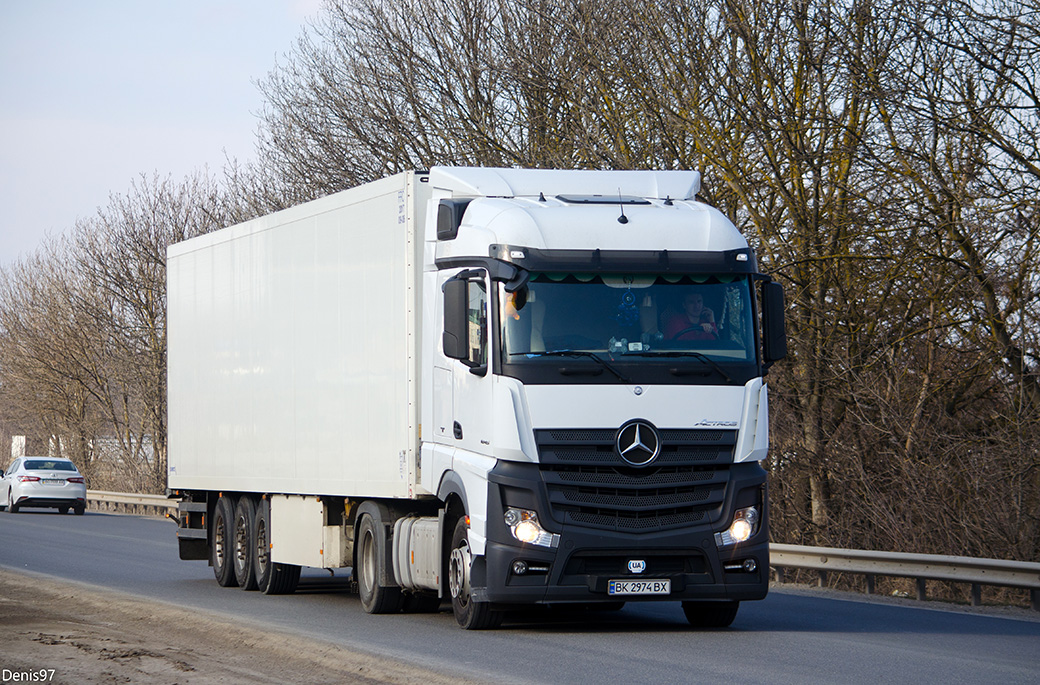 Ровненская область, № ВК 2974 ВХ — Mercedes-Benz Actros ('2011) 1845