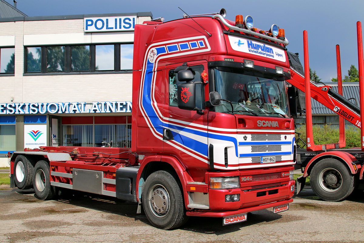 Финляндия, № HXY-862 — Scania ('1996) R164G
