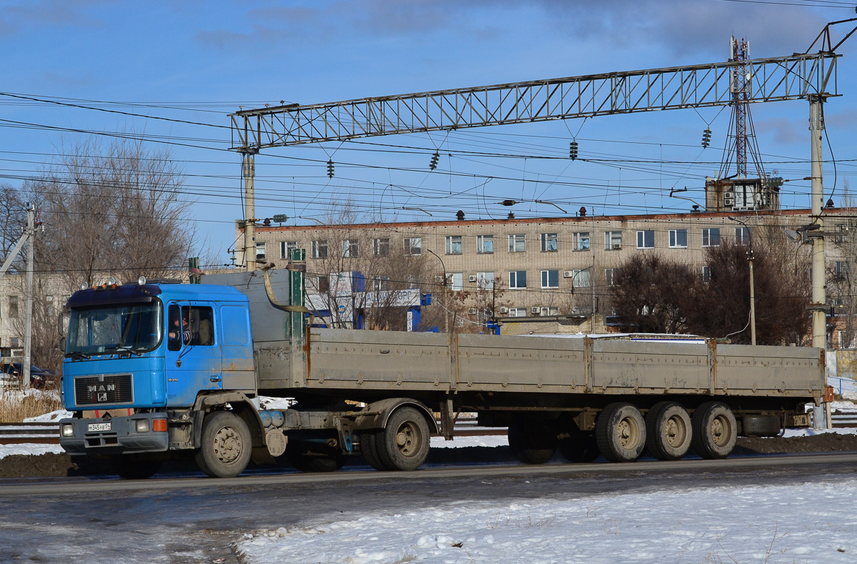 Волгоградская область, № М 345 УВ 34 — MAN F90 19.372