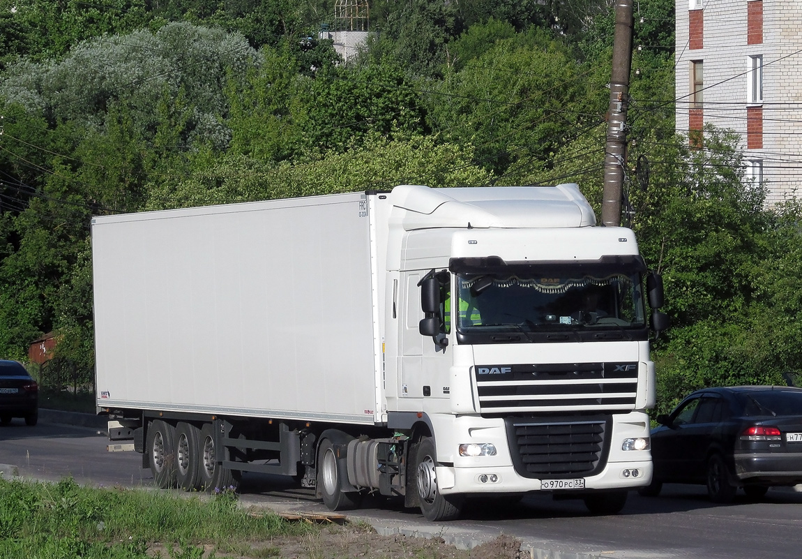 Владимирская область, № О 970 РС 33 — DAF XF105 FT