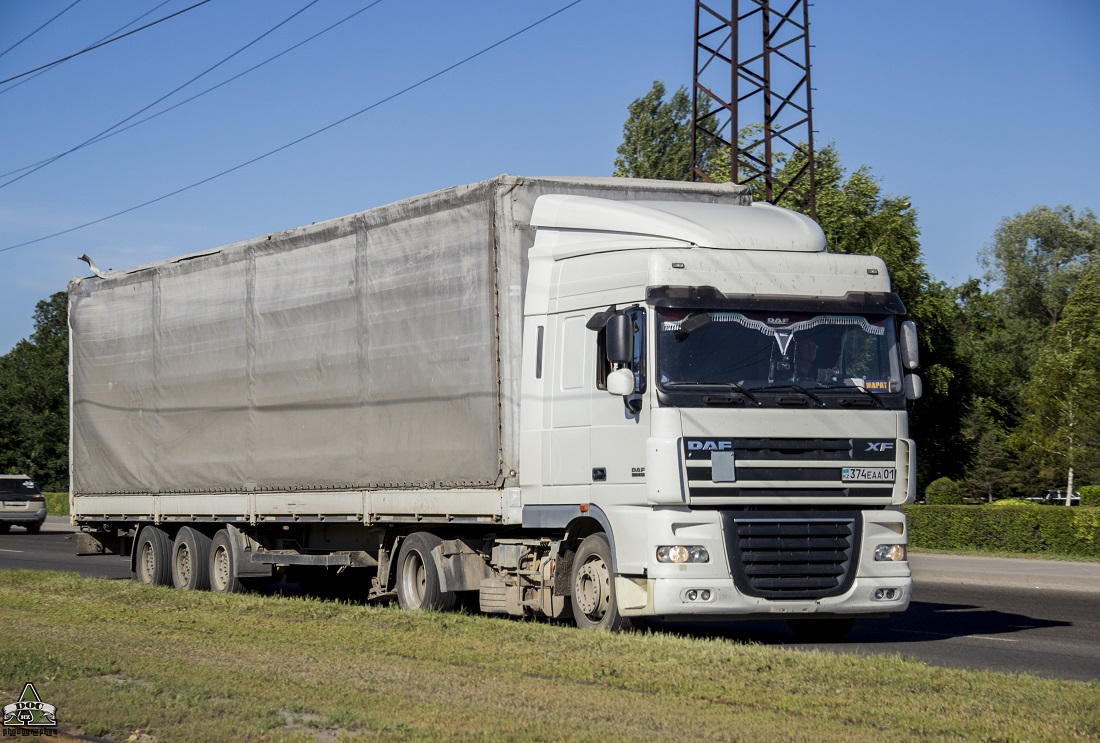 Астана, № 374 EAA 01 — DAF XF105 FT