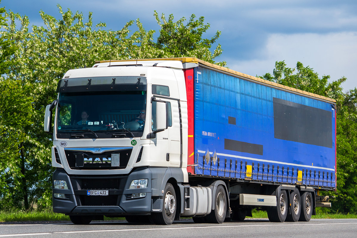 Молдавия, № BFC 431 — MAN TGX ('2012) 18.440