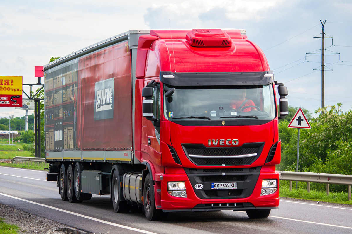 Днепропетровская область, № АА 3659 ХН — IVECO Stralis ('2012)