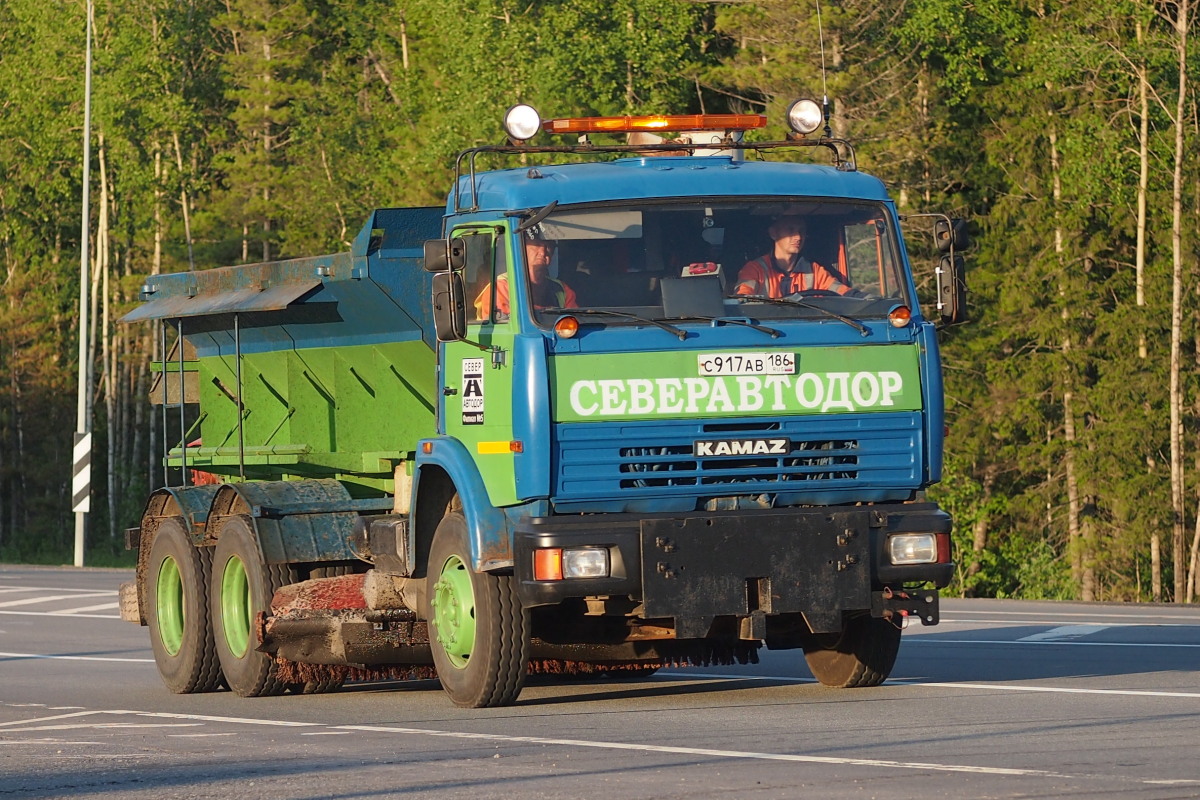 Ханты-Мансийский автоном.округ, № С 917 АВ 186 — КамАЗ-65115-62