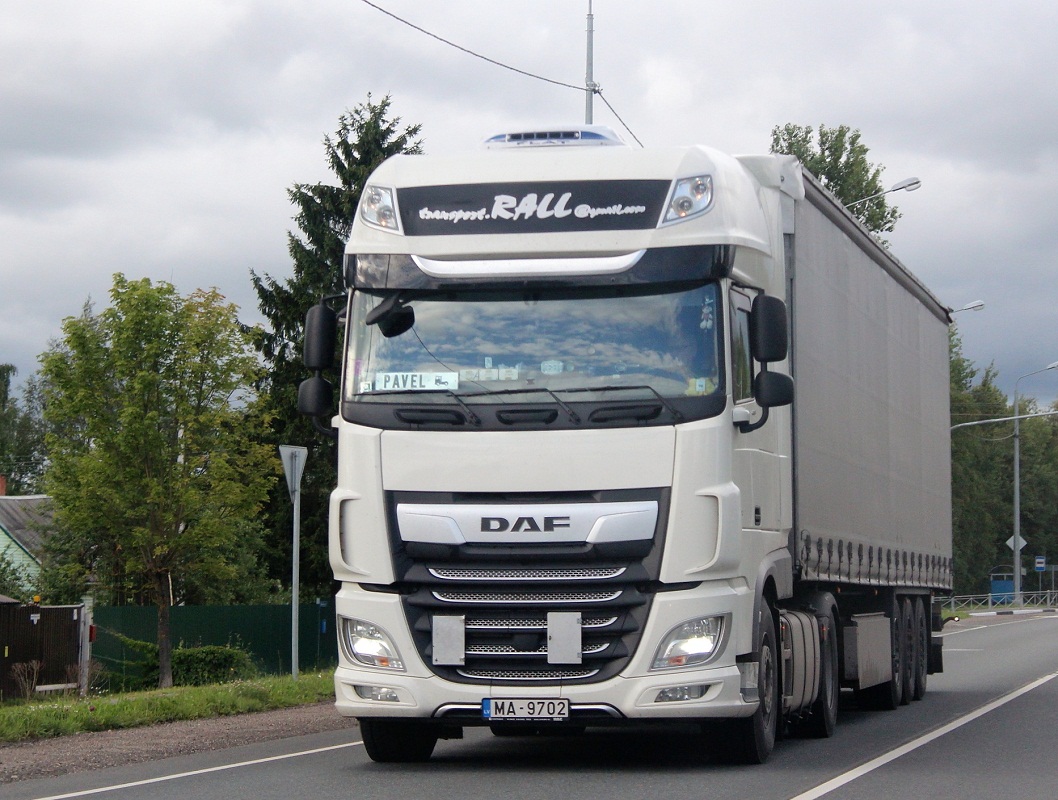 Латвия, № MA-9702 — DAF XF Euro6 FT