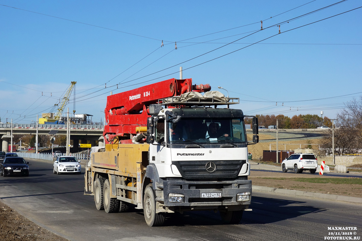 Крым, № А 722 НТ 82 — Mercedes-Benz Actros ('2003)