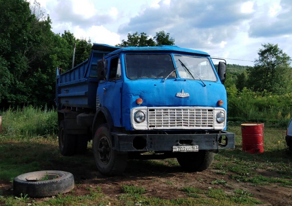 Самарская область, № В 703 ХС 163 — МАЗ-5549