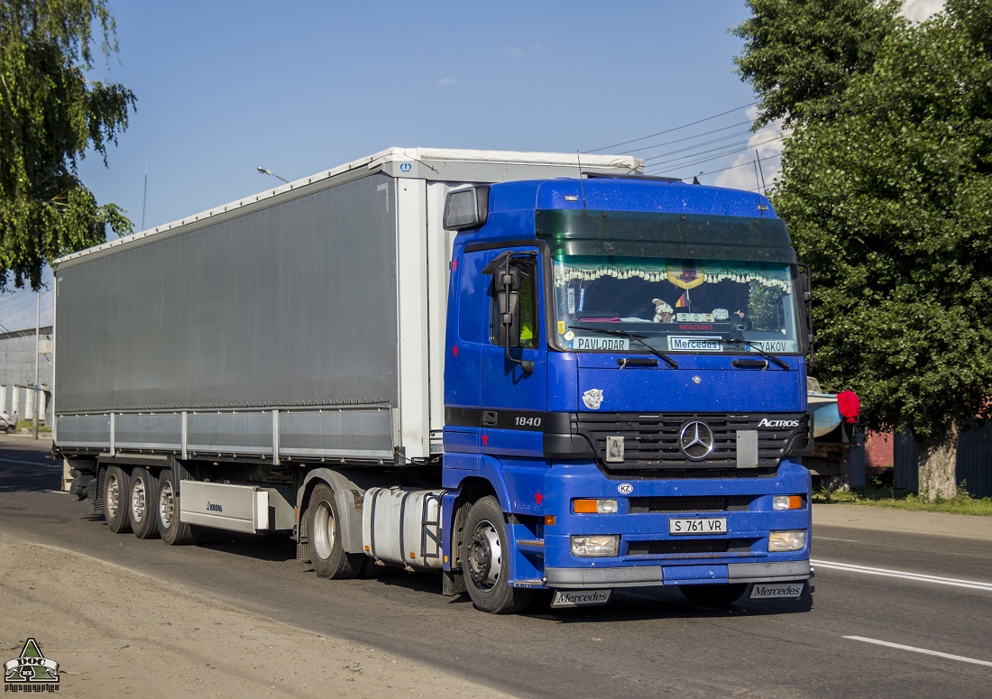 Павлодарская область, № S 761 VR — Mercedes-Benz Actros ('1997) 1840