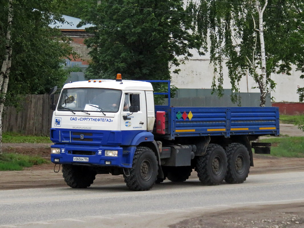 Ханты-Мансийский автоном.округ, № У 060 ВК 186 — КамАЗ-43118-46