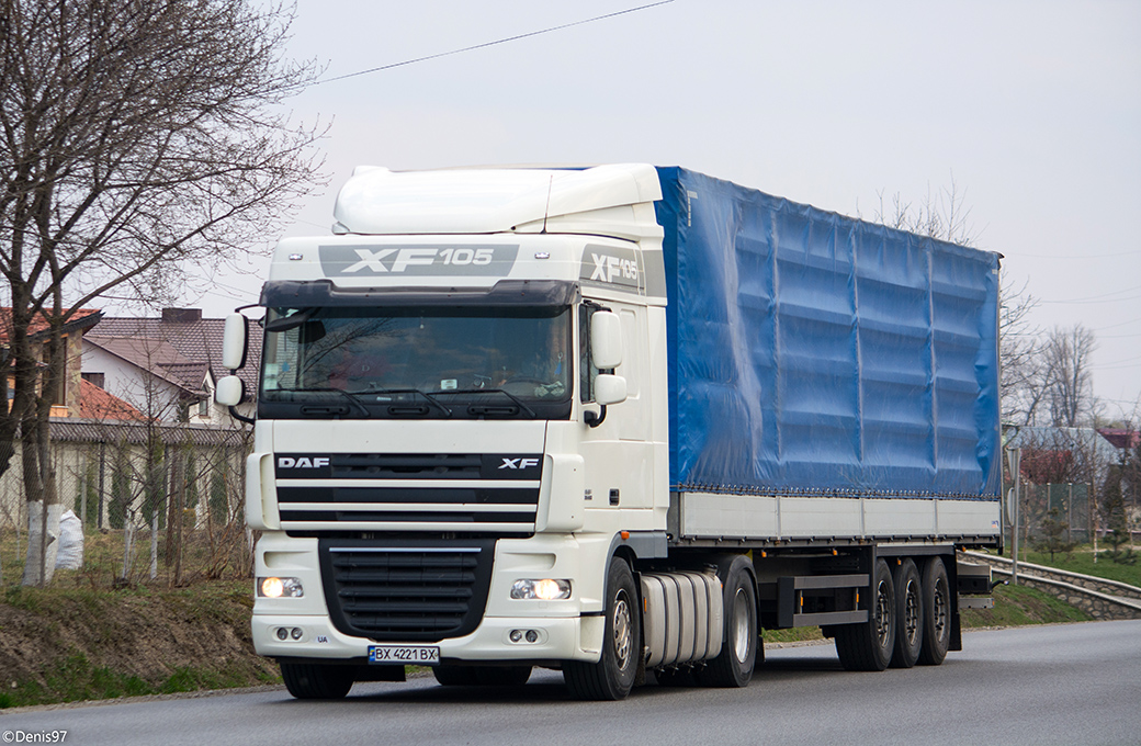 Хмельницкая область, № ВХ 4221 ВХ — DAF XF105 FT