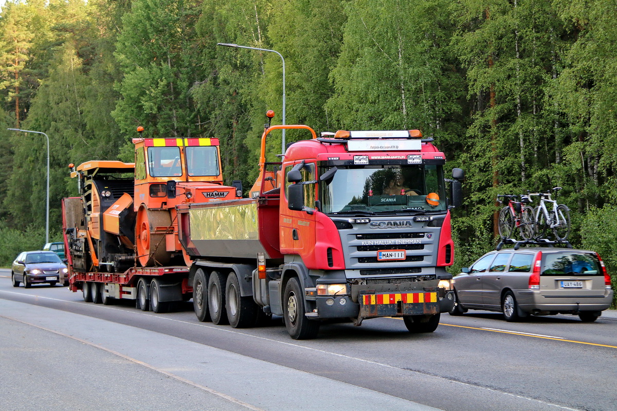 Финляндия, № MAN-111 — Scania ('2004, общая модель)