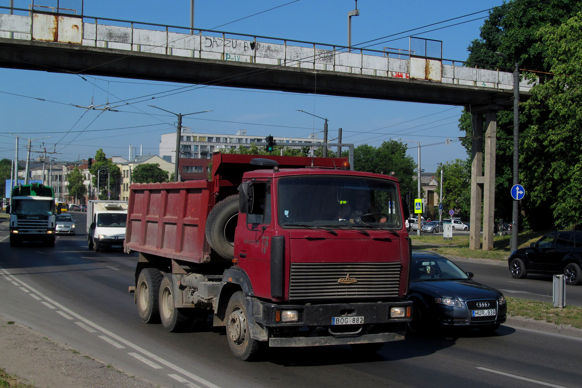 Литва, № BOG 882 — МАЗ-551633 [Z3C]