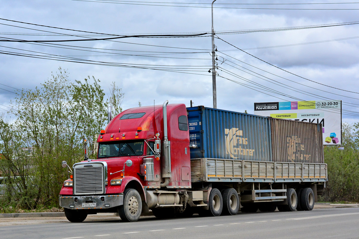 Саха (Якутия), № К 002 ЕТ 14 — Freightliner FLD 120 Classic