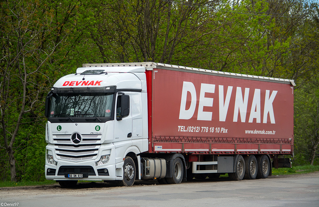 Турция, № 50 DN 613 — Mercedes-Benz Actros ('2011) 1845