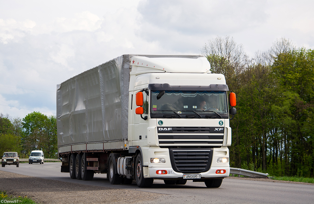 Брестская область, № АМ 0681-1 — DAF XF105 FT