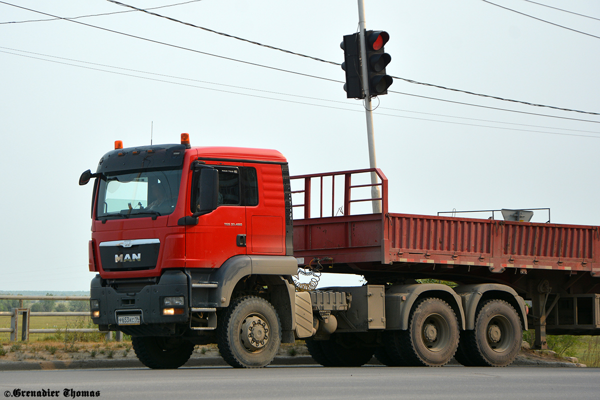 Саха (Якутия), № Р 653 КС 14 — MAN TGS ('2007) 33.480