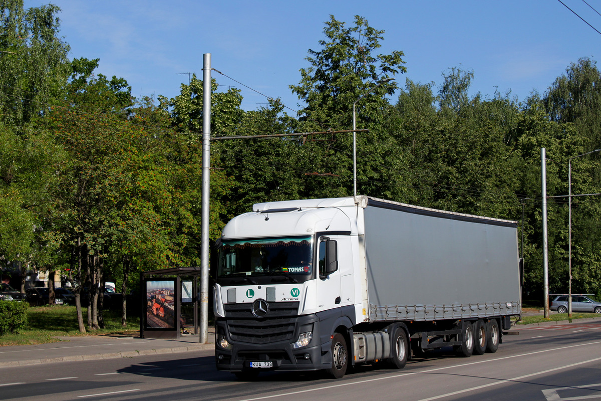 Литва, № KUA 738 — Mercedes-Benz Actros ('2011) 1842