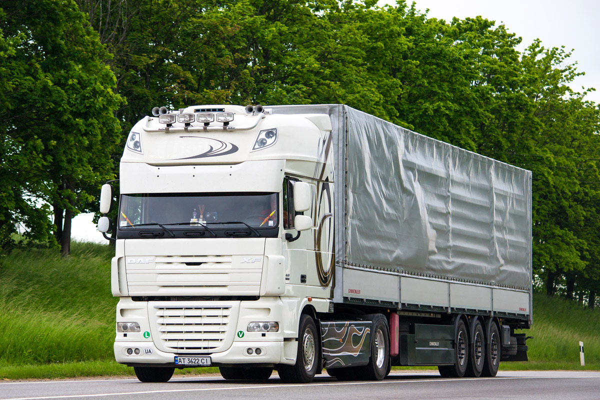 Ивано-Франковская область, № АТ 3622 СІ — DAF XF105 FT