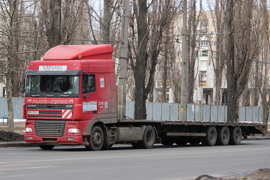 Одесская область, № ВН 0732 ІІ — DAF XF95 FT