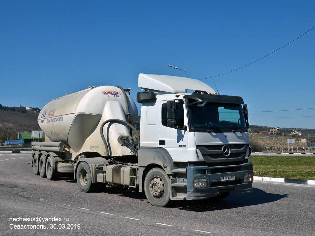 Краснодарский край, № С 849 ВМ 123 — Mercedes-Benz Axor 1843