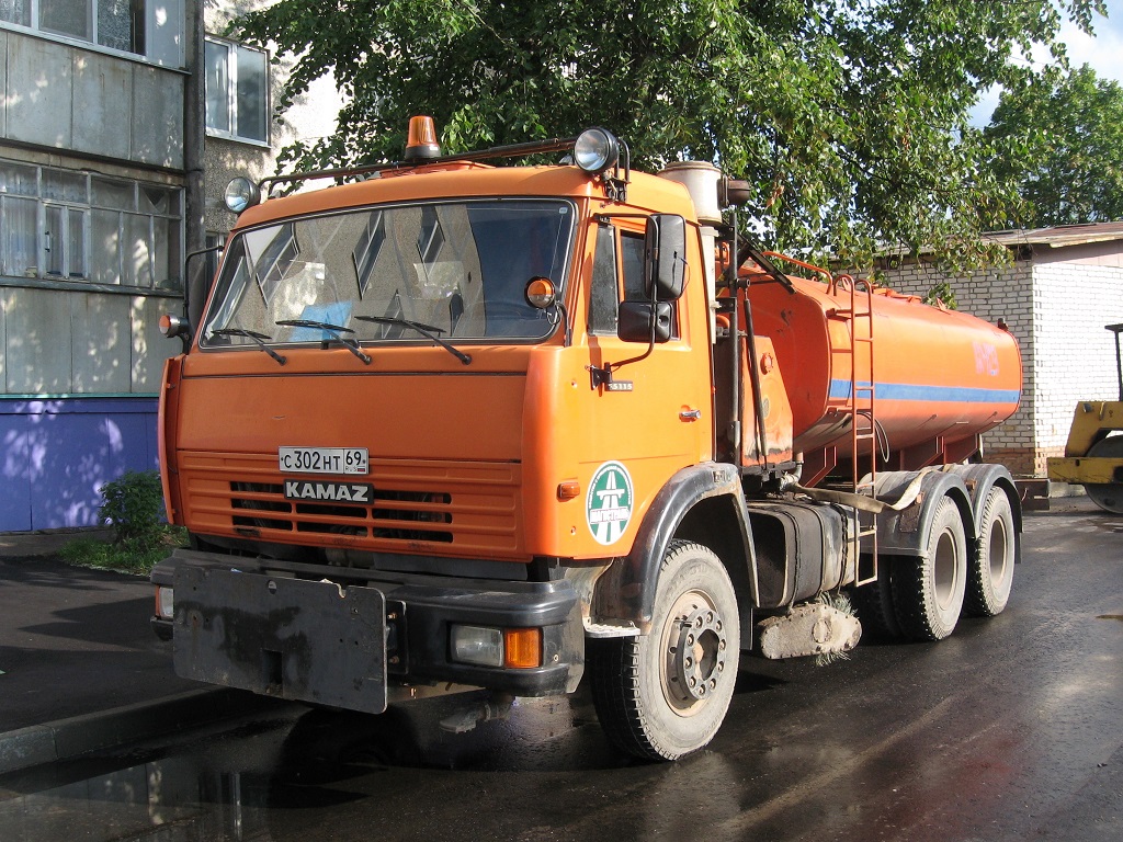 Тверская область, № С 302 НТ 69 — КамАЗ-65115-D3