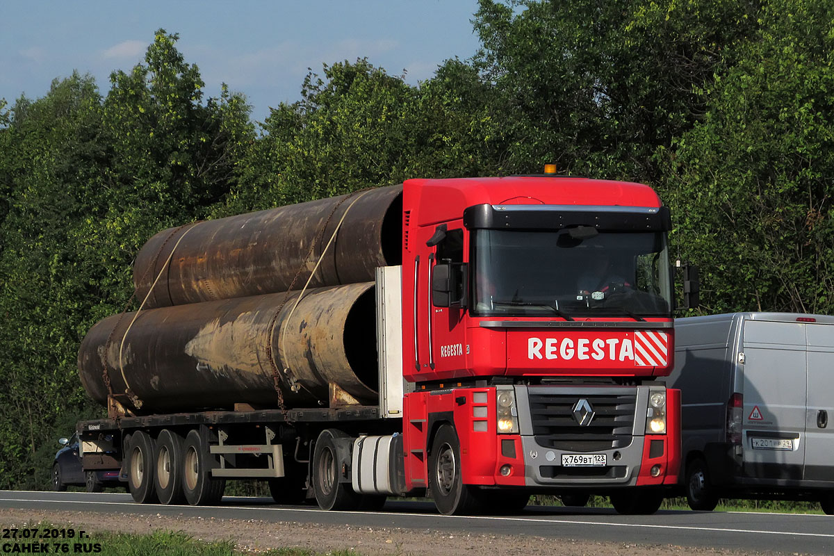 Краснодарский край, № Х 769 ВТ 123 — Renault Magnum ('2008)