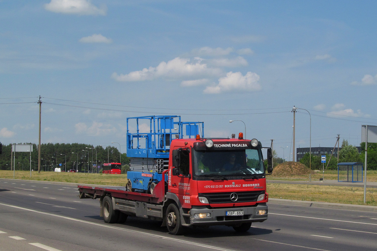 Литва, № JAF 663 — Mercedes-Benz Atego 1524