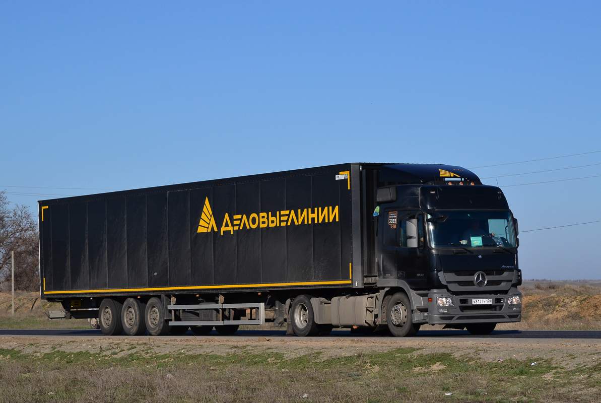 Санкт-Петербург, № Х 317 ТУ 178 — Mercedes-Benz Actros '09 1844 [Z9M]