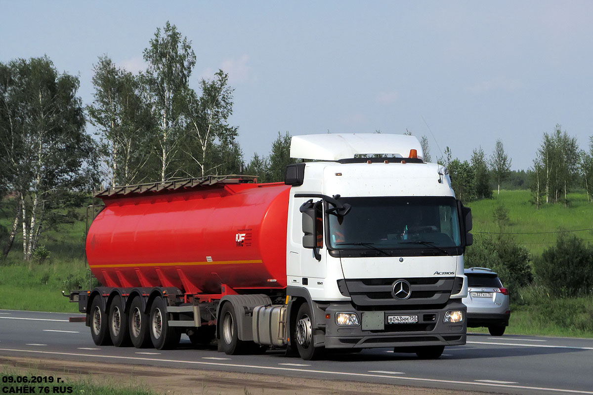 Московская область, № В 043 НМ 750 — Mercedes-Benz Actros '09 1841 [Z9M]