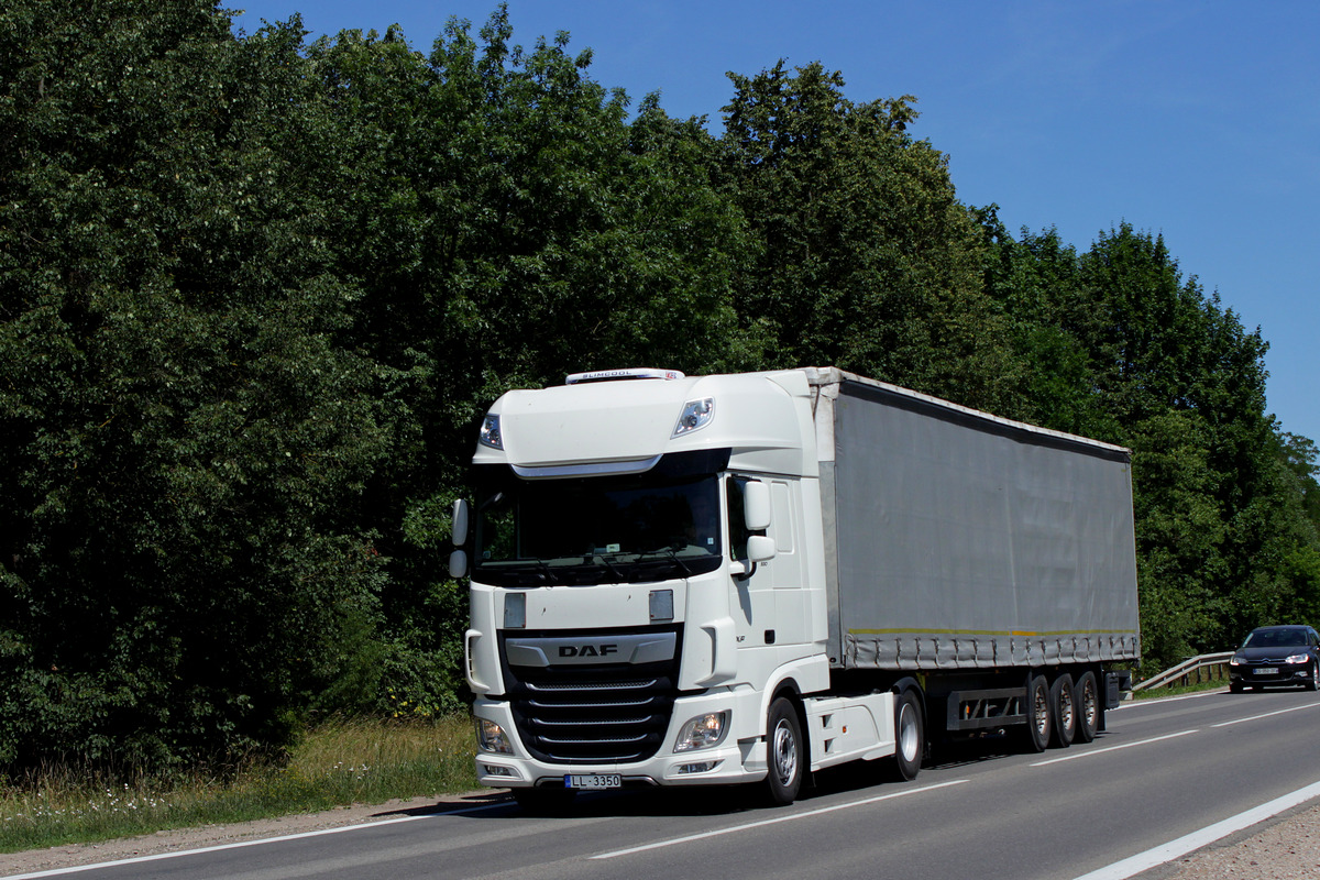 Латвия, № LL-3350 — DAF XF Euro6 FT