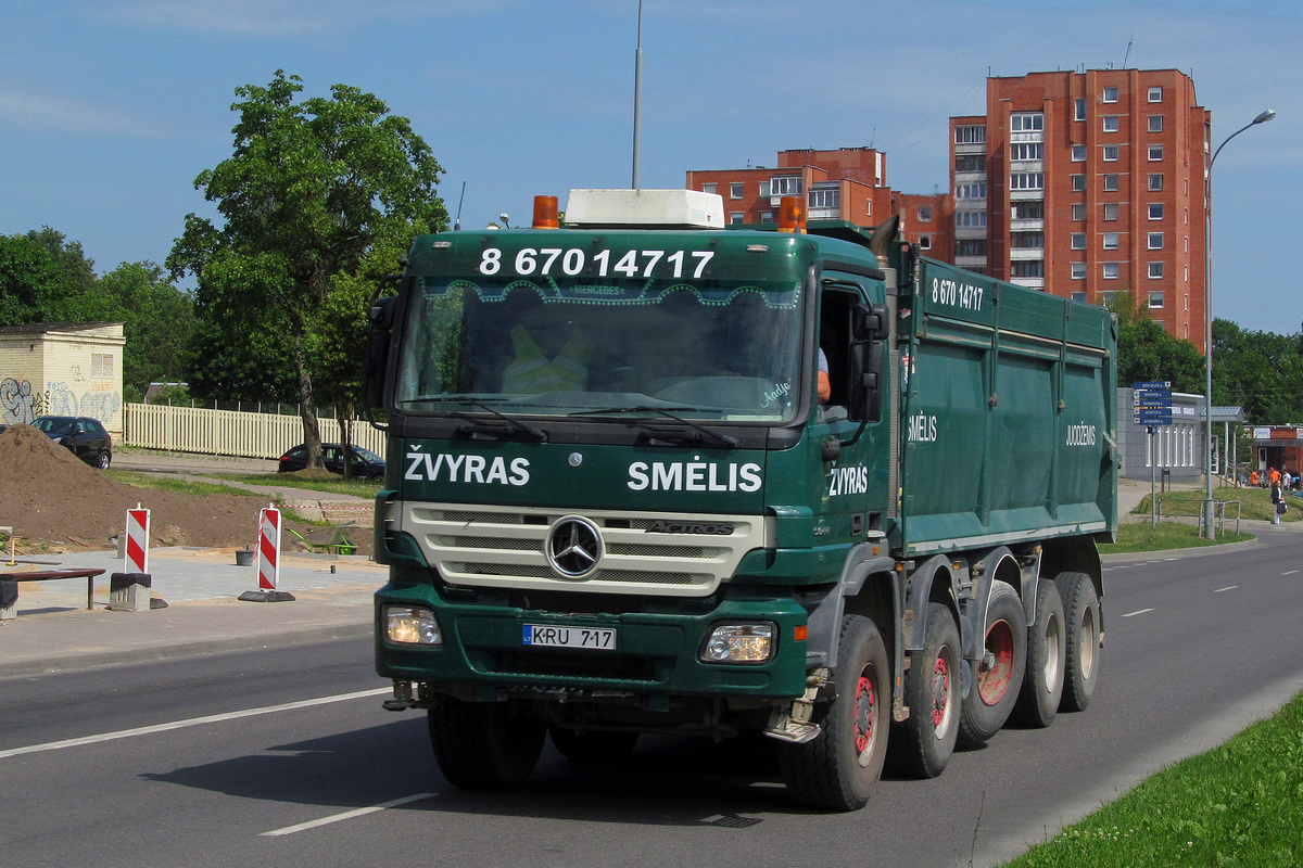 Литва, № KRU 717 — Mercedes-Benz Actros ('2003)