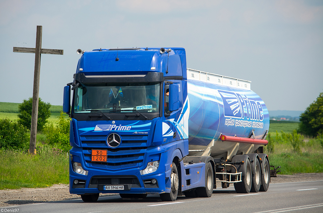 Харьковская область, № АХ 5946 НА — Mercedes-Benz Actros ('2011) 1842