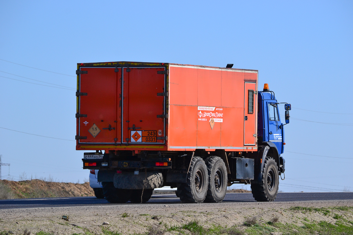 Волгоградская область, № С 111 ХО 34 — КамАЗ-43118-10 [43118K]