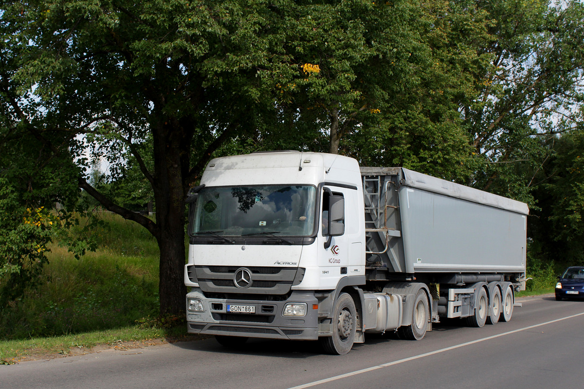 Литва, № GON 861 — Mercedes-Benz Actros ('2009) 1841