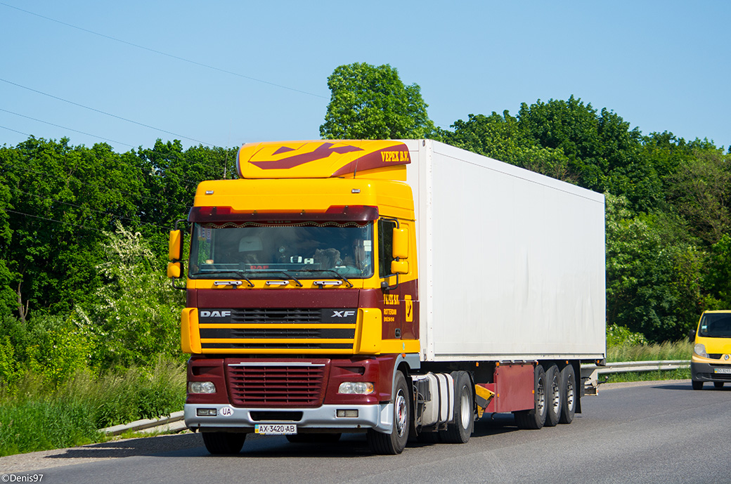 Харьковская область, № АХ 3420 АВ — DAF XF95 FT