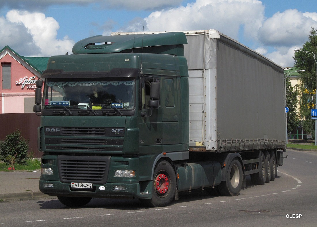 Витебская область, № АІ 3543-2 — DAF XF95 FT