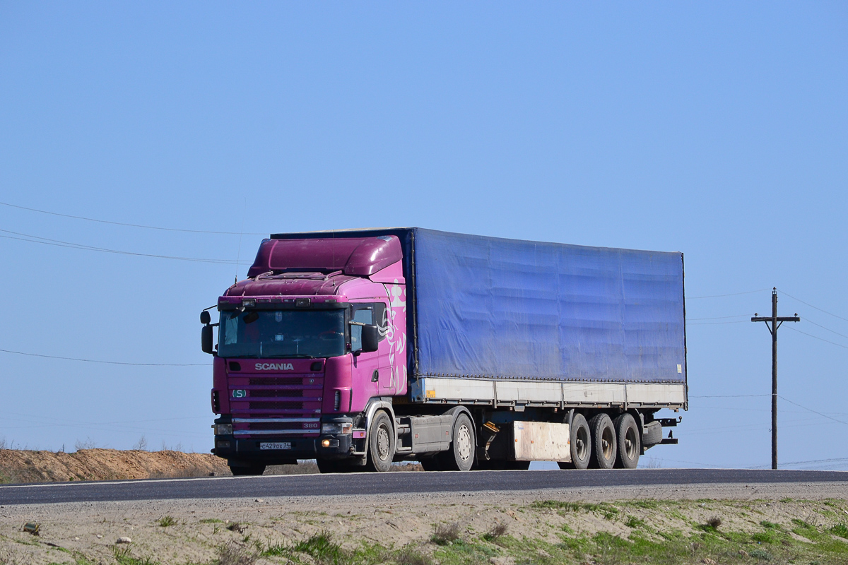 Волгоградская область, № С 429 ОХ 34 — Scania ('1996, общая модель)