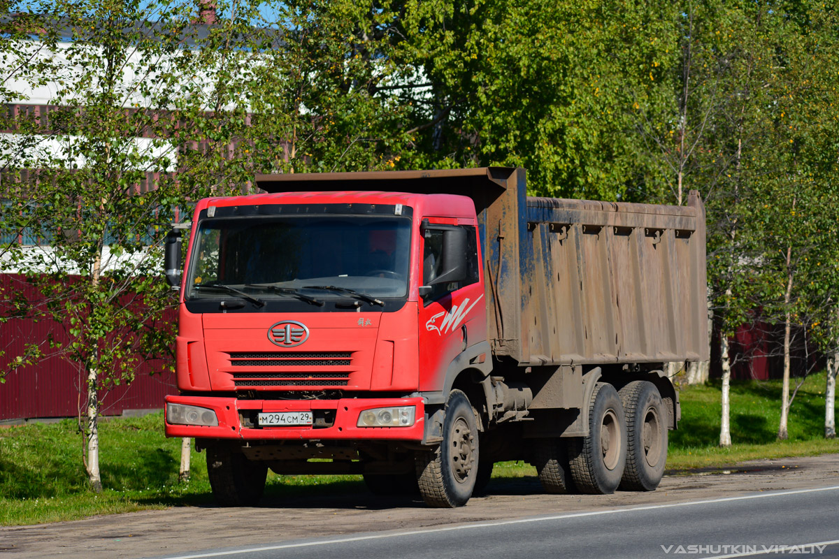 Архангельская область, № М 294 СМ 29 — FAW J5 CA3252