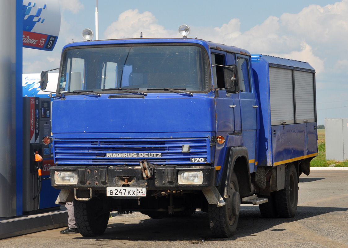 Омская область, № В 247 КХ 55 — Magirus-Deutz (общая модель)