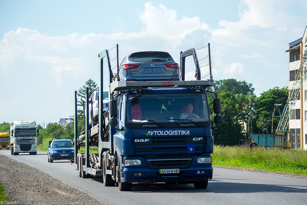 Киев, № АА 6616 НЕ — DAF CF75 FT