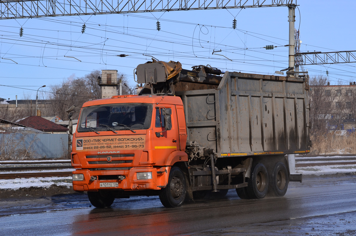 Волгоградская область, № А 101 ТЕ 134 — КамАЗ-65115-N3