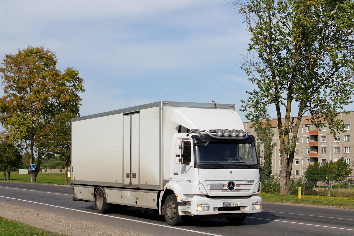 Литва, № KUH 492 — Mercedes-Benz Axor (общ.м)