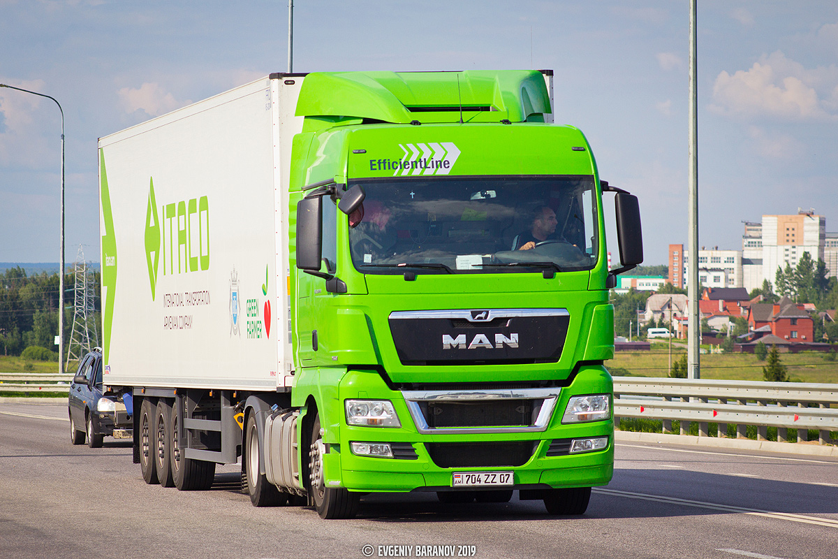 Армения, № 704 ZZ 07 — MAN TGX ('2007) (общая модель)