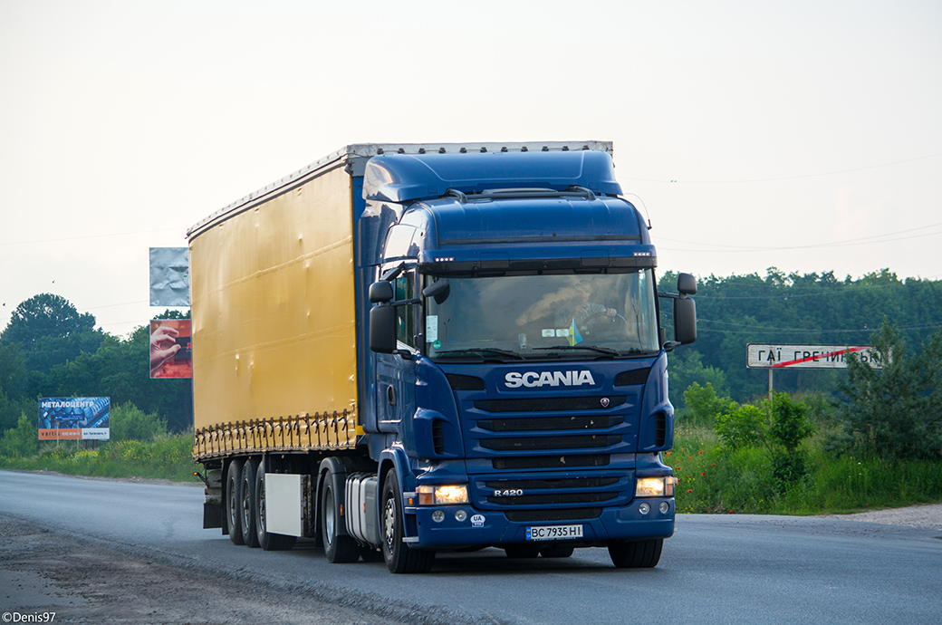 Львовская область, № ВС 7935 НІ — Scania ('2009) R420