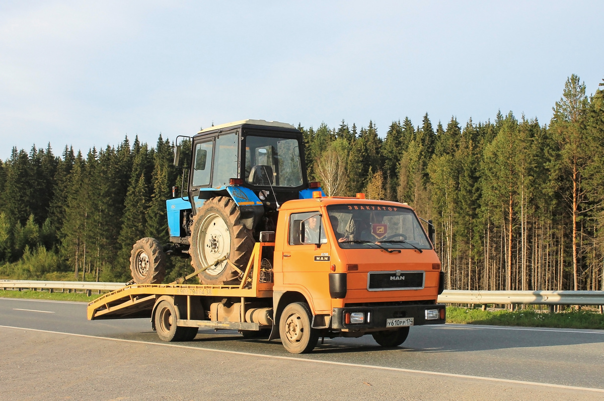 Пермский край, № У 610 РР 174 — MAN Volkswagen G90; Пермский край — Разные фотографии (Спецтехника)