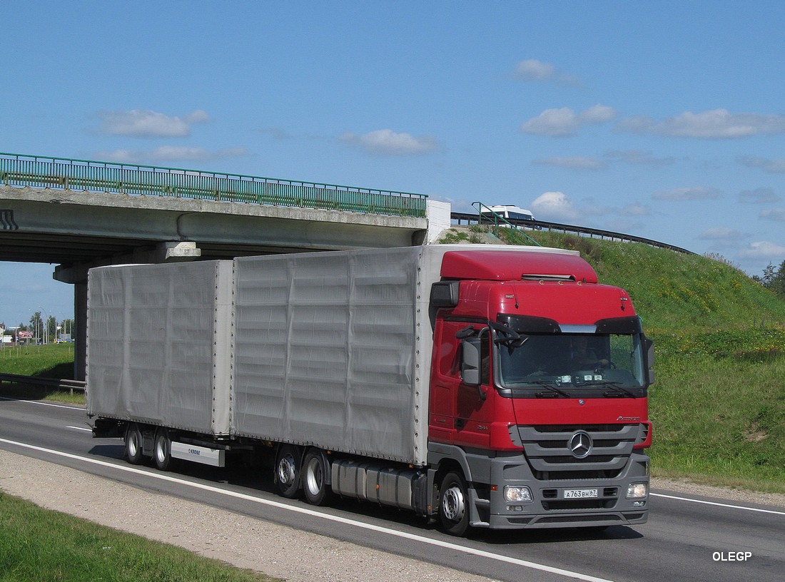 Смоленская область, № А 763 ВН 67 — Mercedes-Benz Actros ('2009) 2544